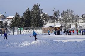 Ice Hockey Practice