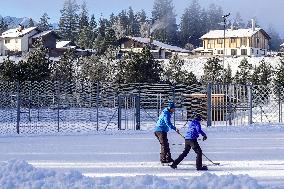 Ice Hockey Practice