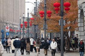 Nanjing Road Pedestrian Street in Shanghai