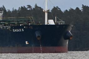 Seized oil tanker Eagle S in Porvoo