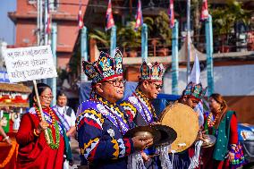 New Year Parade In Nepal