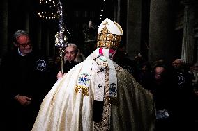 Pisa Enters The Jubilee. Inaugural Procession From The Baptistery To The Duomo