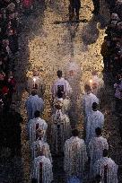 Pisa Enters The Jubilee. Inaugural Procession From The Baptistery To The Duomo