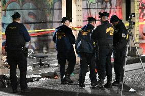 Person Shot And Killed Underneath A Bridge On East Lehigh Avenue And Emerald Street In Philadelphia Pennsylvania