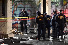 Person Shot And Killed Underneath A Bridge On East Lehigh Avenue And Emerald Street In Philadelphia Pennsylvania