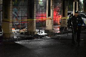 Person Shot And Killed Underneath A Bridge On East Lehigh Avenue And Emerald Street In Philadelphia Pennsylvania