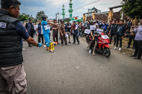 Re-enactment Of The Shooting Of Students By A Police In Semarang