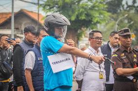 Re-enactment Of The Shooting Of Students By A Police In Semarang