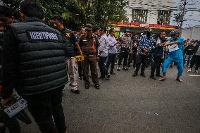 Re-enactment Of The Shooting Of Students By A Police In Semarang