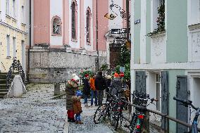 Daily Life In The Bavarian City Of Passau