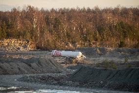 Accident involving LNG tanker trucks