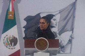 Claudia Sheinbaum, President Of Mexico, Offers Her Last Conference Of The Year