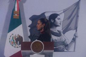 Claudia Sheinbaum, President Of Mexico, Offers Her Last Conference Of The Year