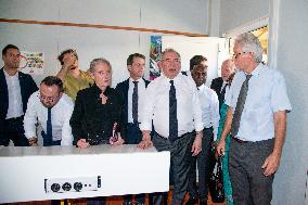 PM Bayrou Visits a School Devastated by The Cyclone - Mayotte