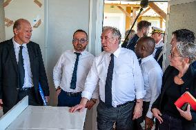 PM Bayrou Visits a School Devastated by The Cyclone - Mayotte