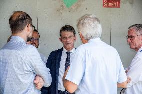 PM Bayrou Visits a School Devastated by The Cyclone - Mayotte