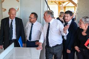 PM Bayrou Visits a School Devastated by The Cyclone - Mayotte