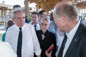 PM Bayrou Visits a School Devastated by The Cyclone - Mayotte