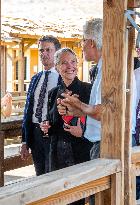 PM Bayrou Visits a School Devastated by The Cyclone - Mayotte