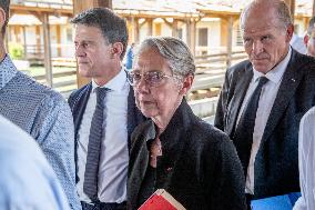 PM Bayrou Visits a School Devastated by The Cyclone - Mayotte