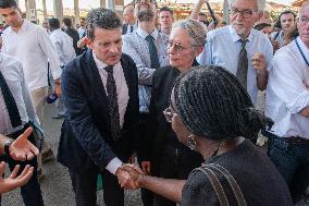 PM Bayrou Visits a School Devastated by The Cyclone - Mayotte