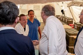 PM Bayrou Visits ESCRIM Hospital - Mayotte