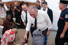 PM Bayrou Visits ESCRIM Hospital - Mayotte