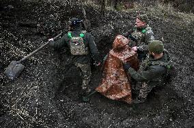 Mortar unit of Ukraines Khyzhak Patrol Police Special Unit