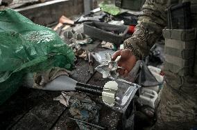 Mortar unit of Ukraines Khyzhak Patrol Police Special Unit