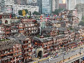 Hongya Cave in Chongqing