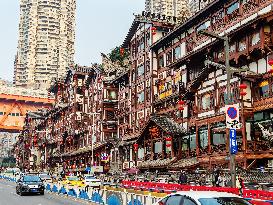 Hongya Cave in Chongqing