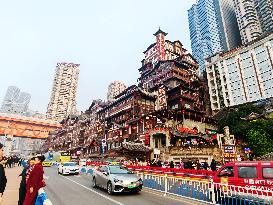 Hongya Cave in Chongqing