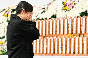 Plane Crash Victims Mourning - South Korea