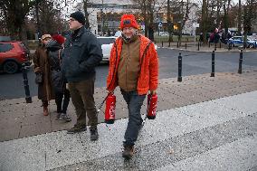 Anti-Hannukah Far-Right Protest - Warsaw