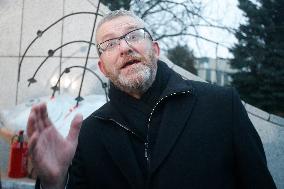 Anti-Hannukah Far-Right Protest - Warsaw