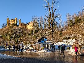 Hohenschwangau Castle​ In Winter