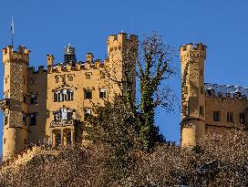 Hohenschwangau Castle​ In Winter