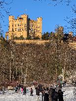 Hohenschwangau Castle​ In Winter