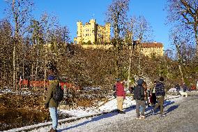 Hohenschwangau Castle​ In Winter