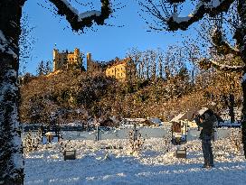 Hohenschwangau Castle​ In Winter