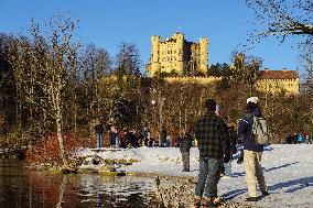 Hohenschwangau Castle​ In Winter