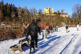 Hohenschwangau Castle​ In Winter