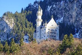 Neuschwanstein Castle In Winter