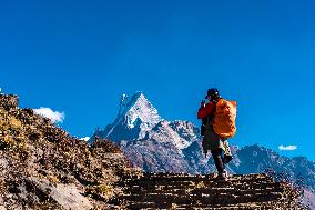 Trekking To Mardi Mountain In Nepal