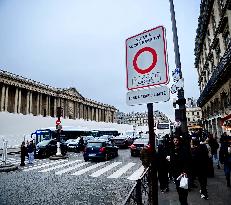 Illustration Limited Traffic Zone - Paris