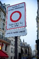 Illustration Limited Traffic Zone - Paris