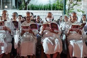 People Celebrate The New Year's Eve In Bangkok.