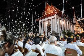 People Celebrate The New Year's Eve In Bangkok.