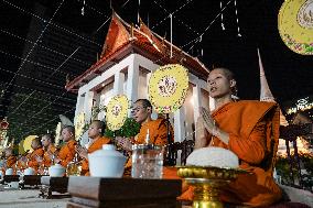 People Celebrate The New Year's Eve In Bangkok.