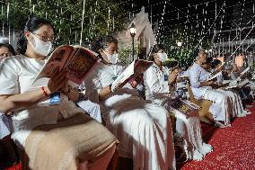 People Celebrate The New Year's Eve In Bangkok.